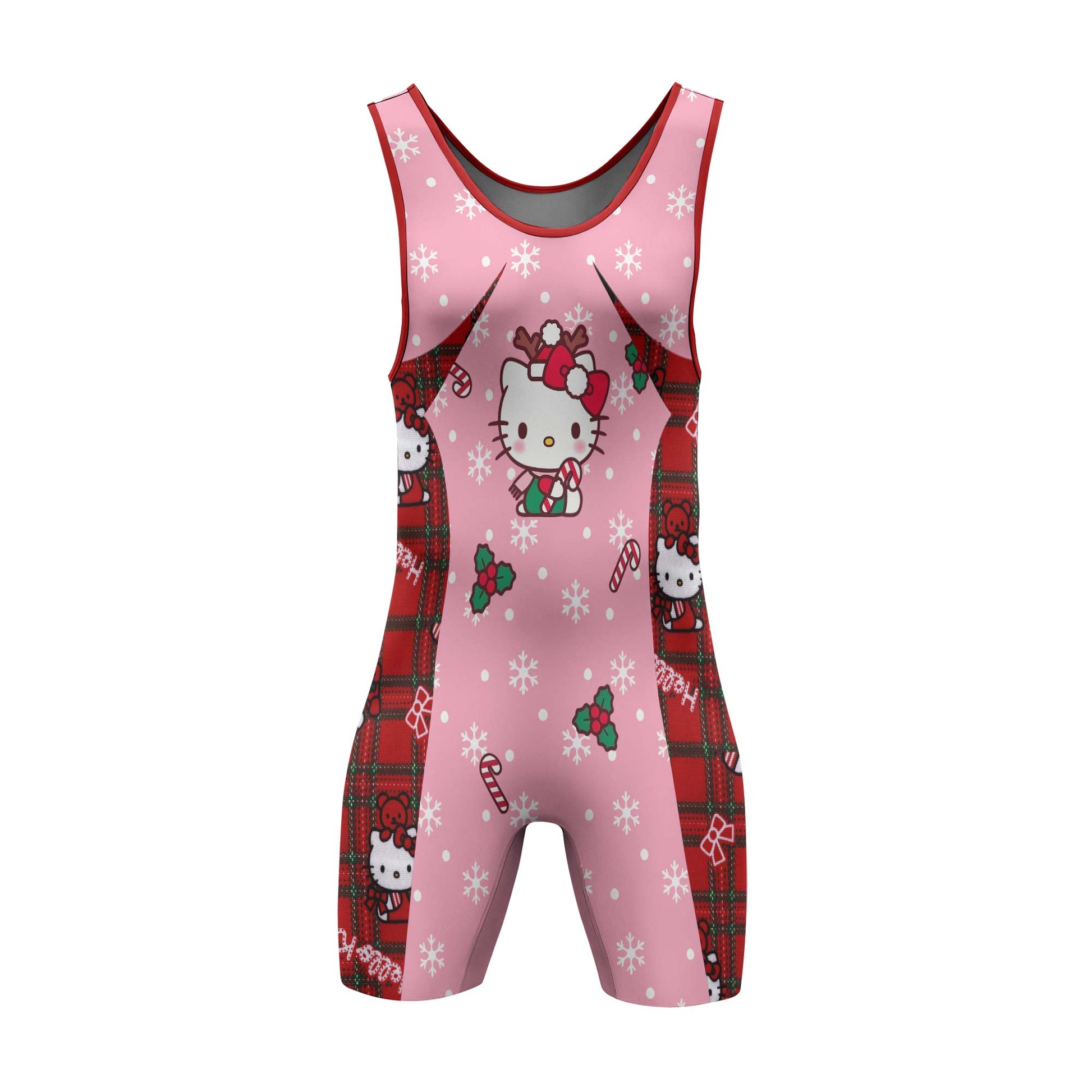 Hello Kitty Christmas Wrestling Singlet