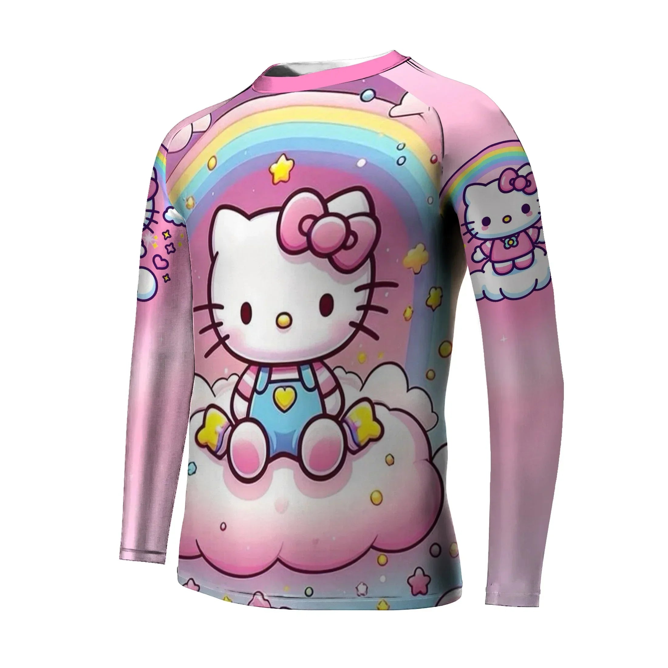 Hello Kitty Kids Rash Guard - Athletic & Fun