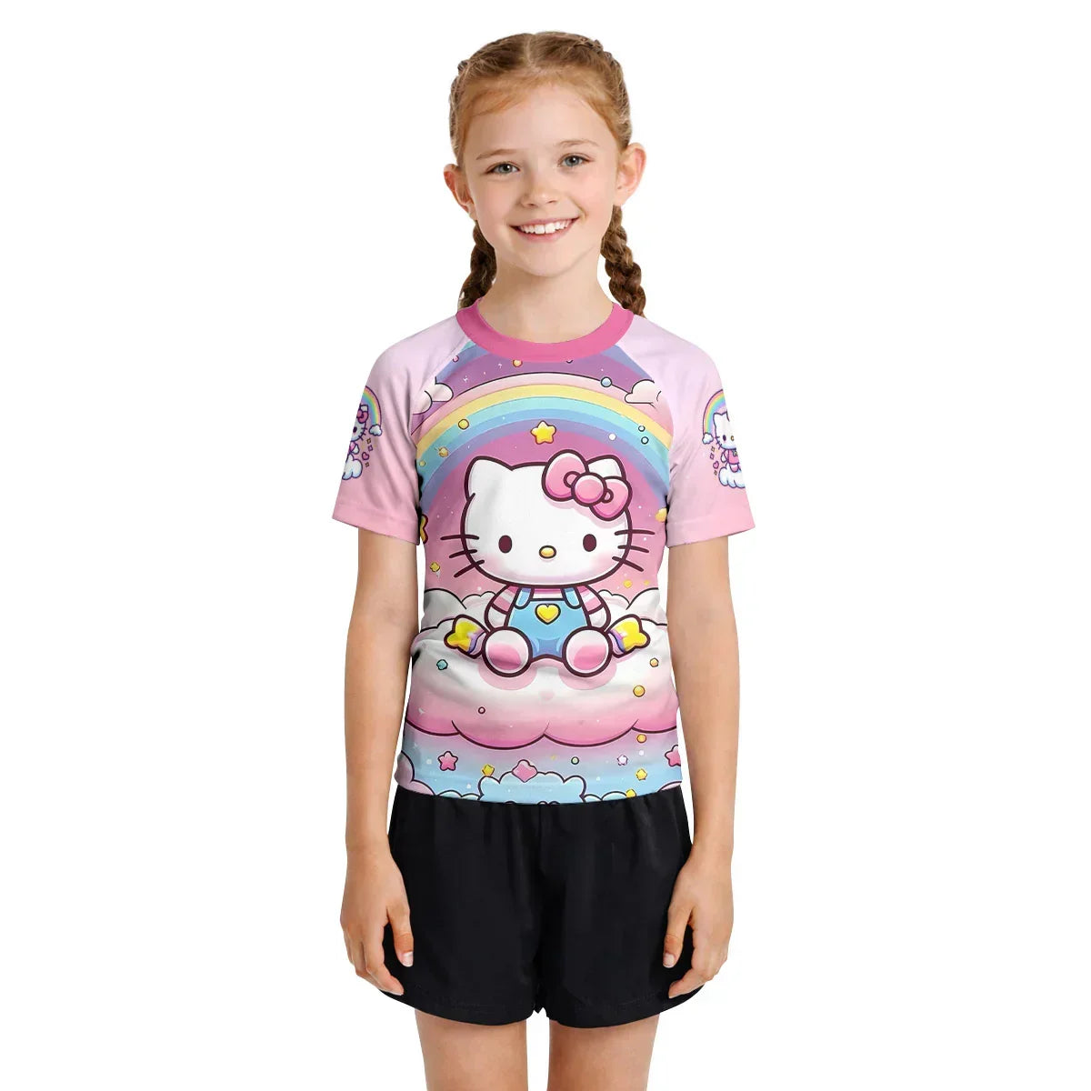 Hello Kitty Cute Kids Rash Guard