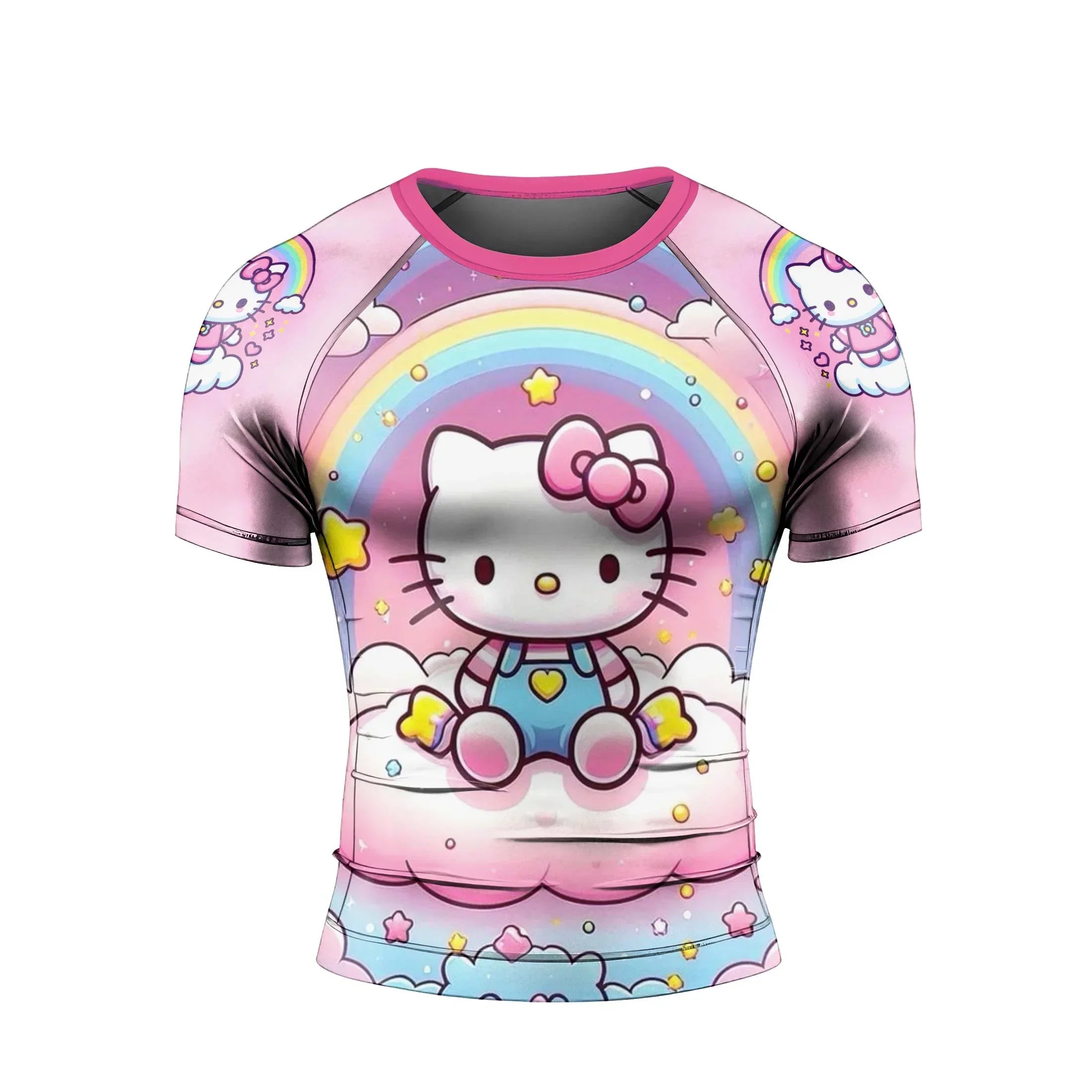 Hello Kitty Cute Rash Guard for MMA, BJJ, Fitness