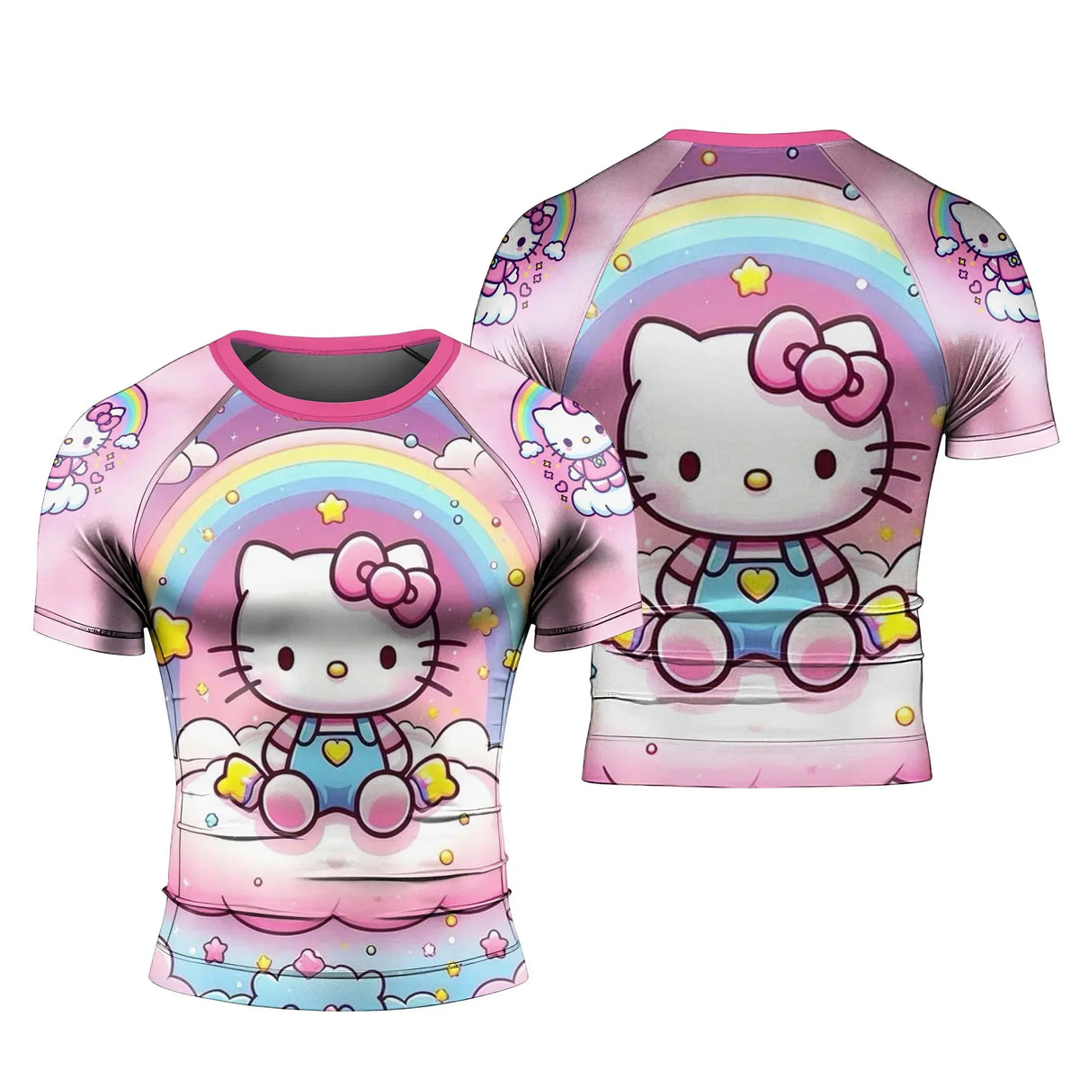 Hello Kitty Cute Rash Guard for MMA, BJJ, Fitness