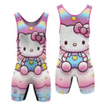 Hello Kitty Cute Wrestling Singlet
