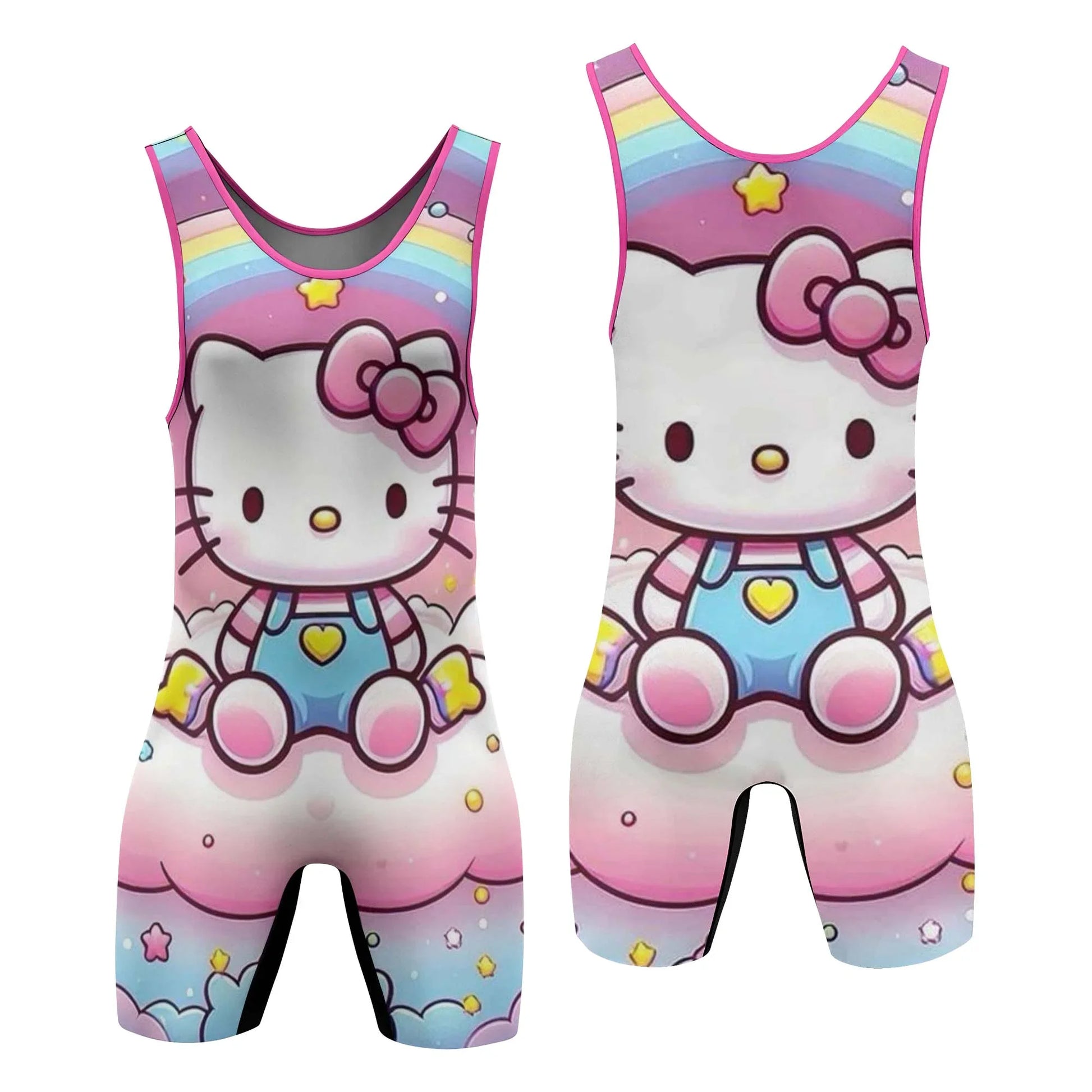 Hello Kitty Cute Wrestling Singlet