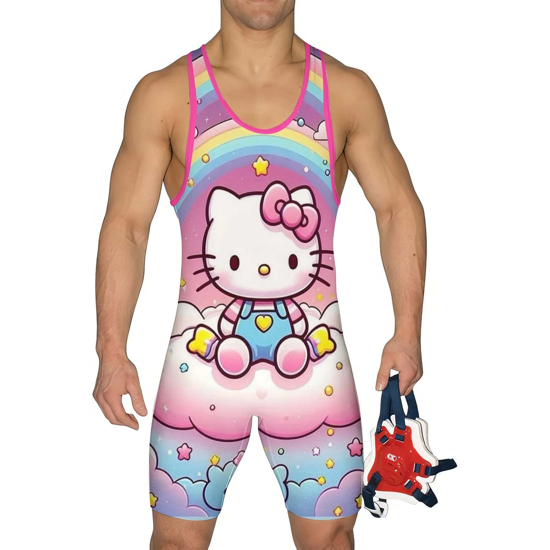 Hello Kitty Cute Wrestling Singlet
