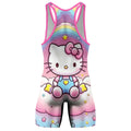 Hello Kitty Cute Wrestling Singlet