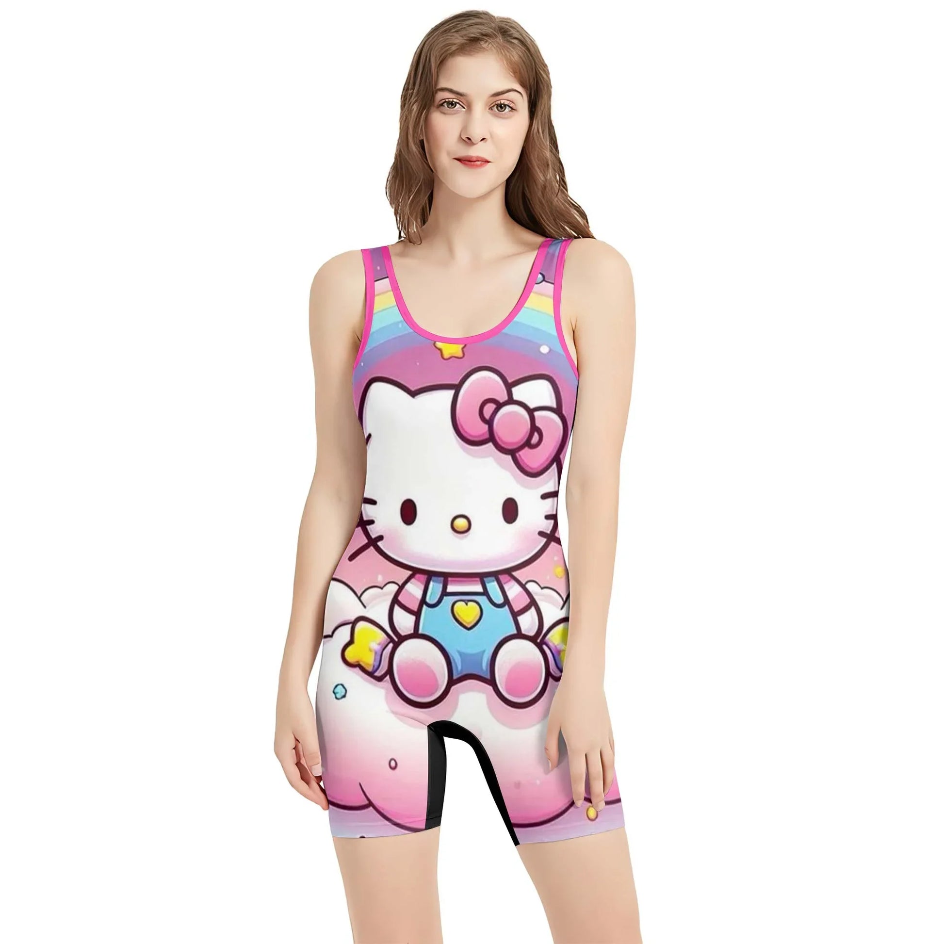 Hello Kitty Cute Wrestling Singlet