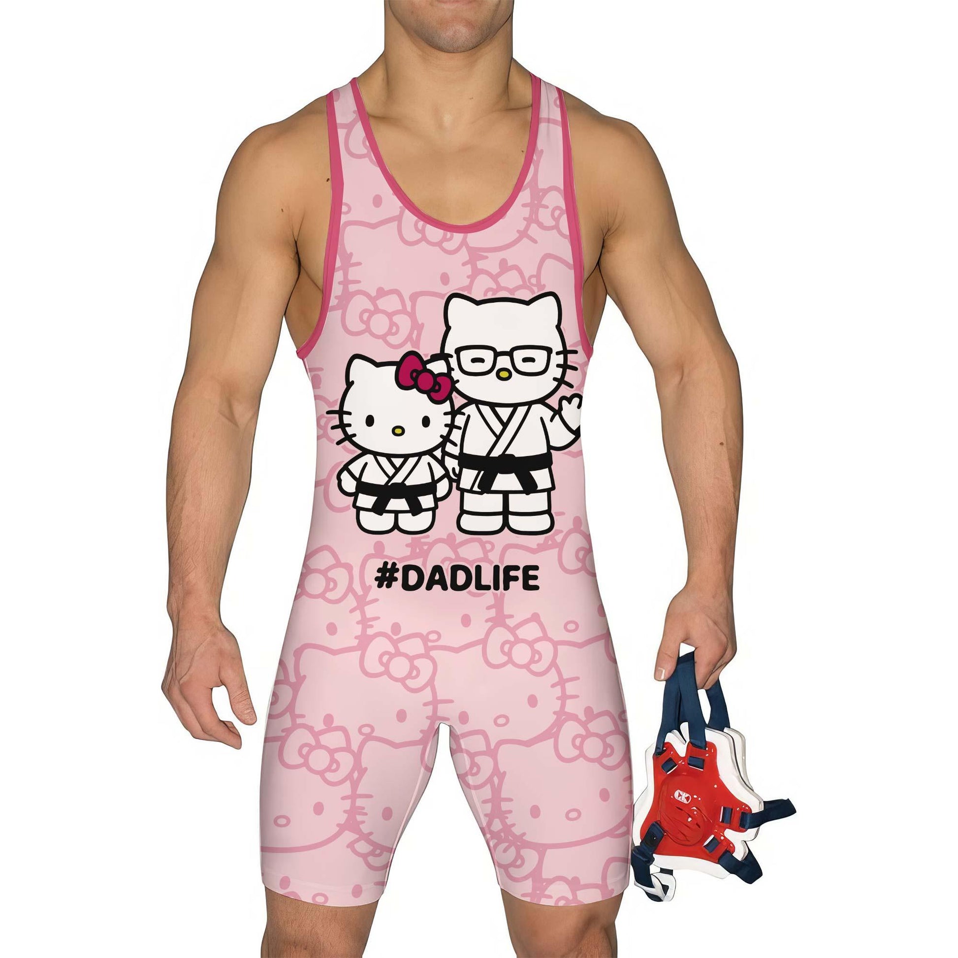 Hello Kitty Dadlife Wrestling Singlet