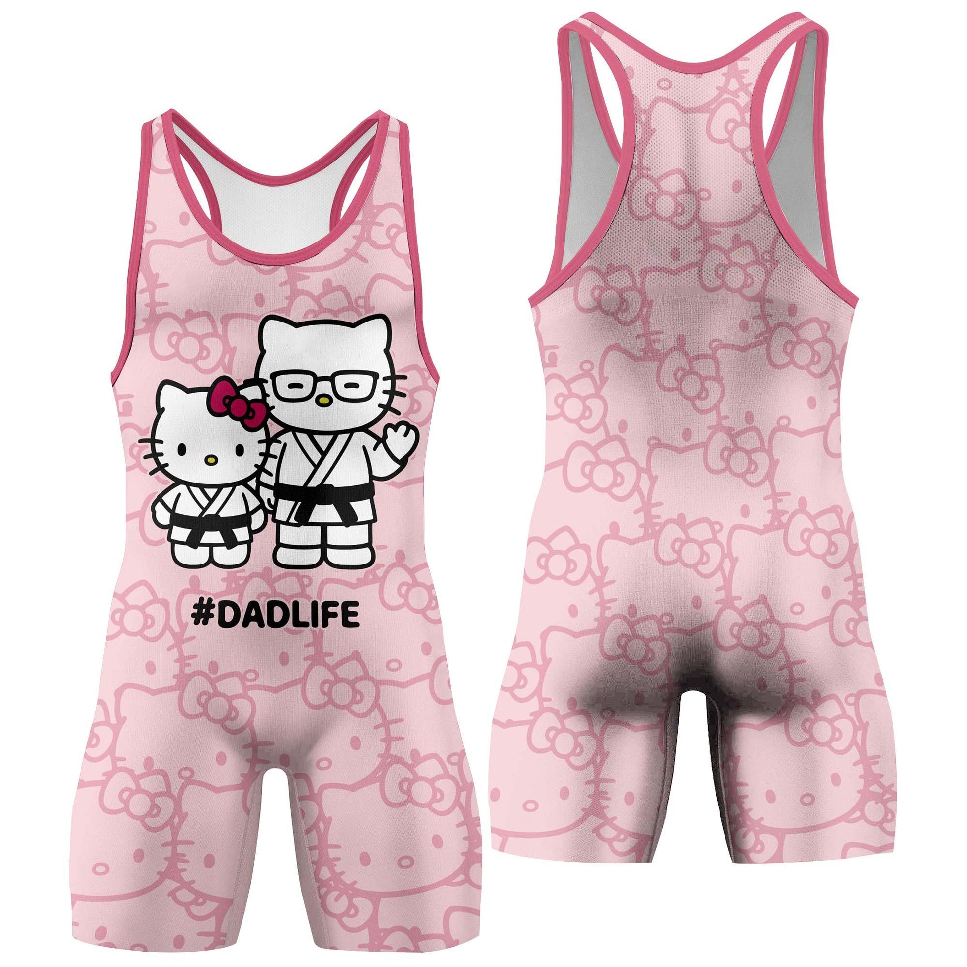 Hello Kitty Dadlife Wrestling Singlet