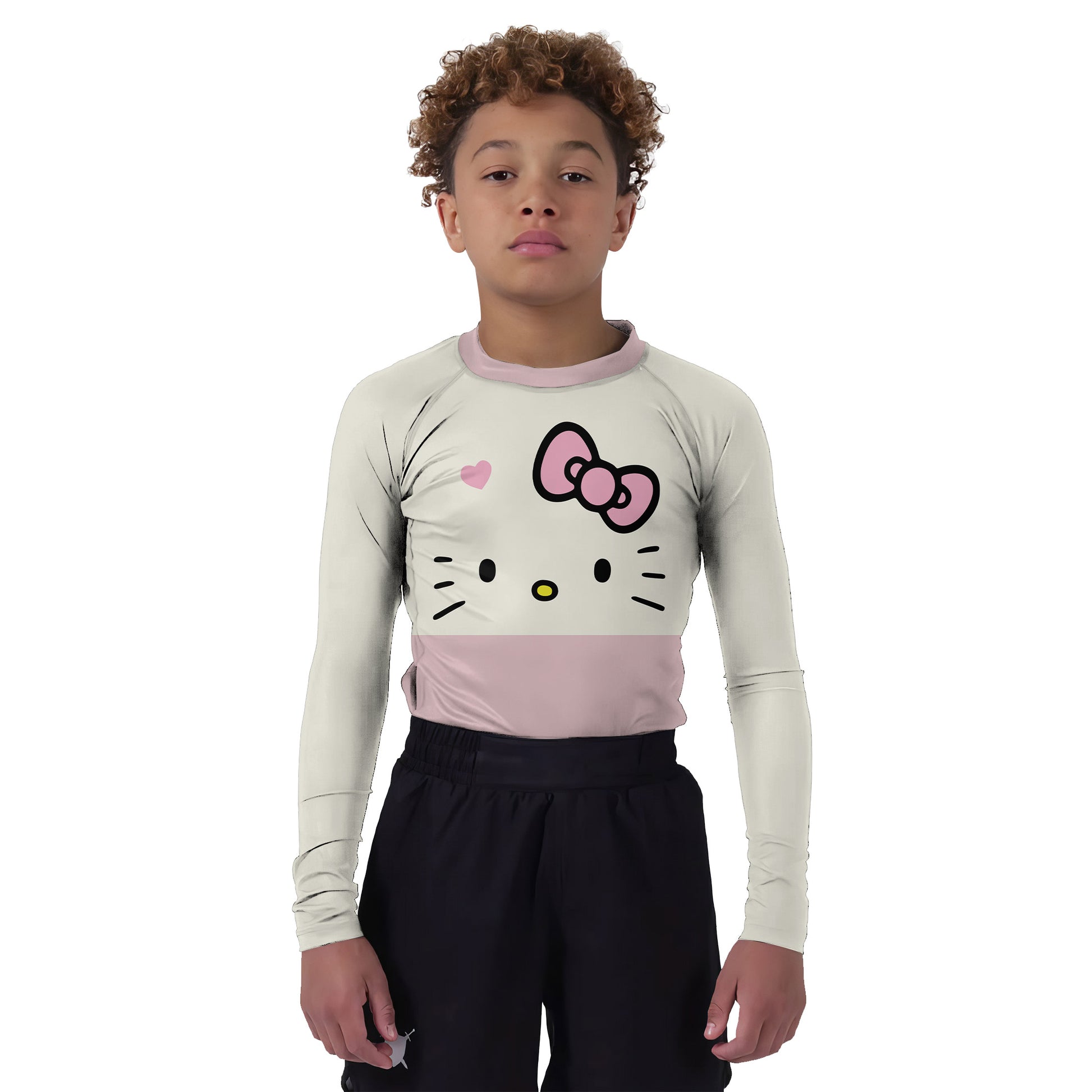 Hello Kitty Face Kids Rash Guard
