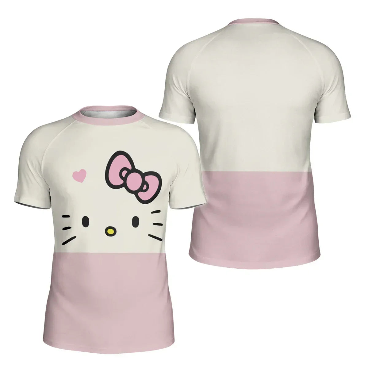Hello Kitty Face Kids Rash Guard