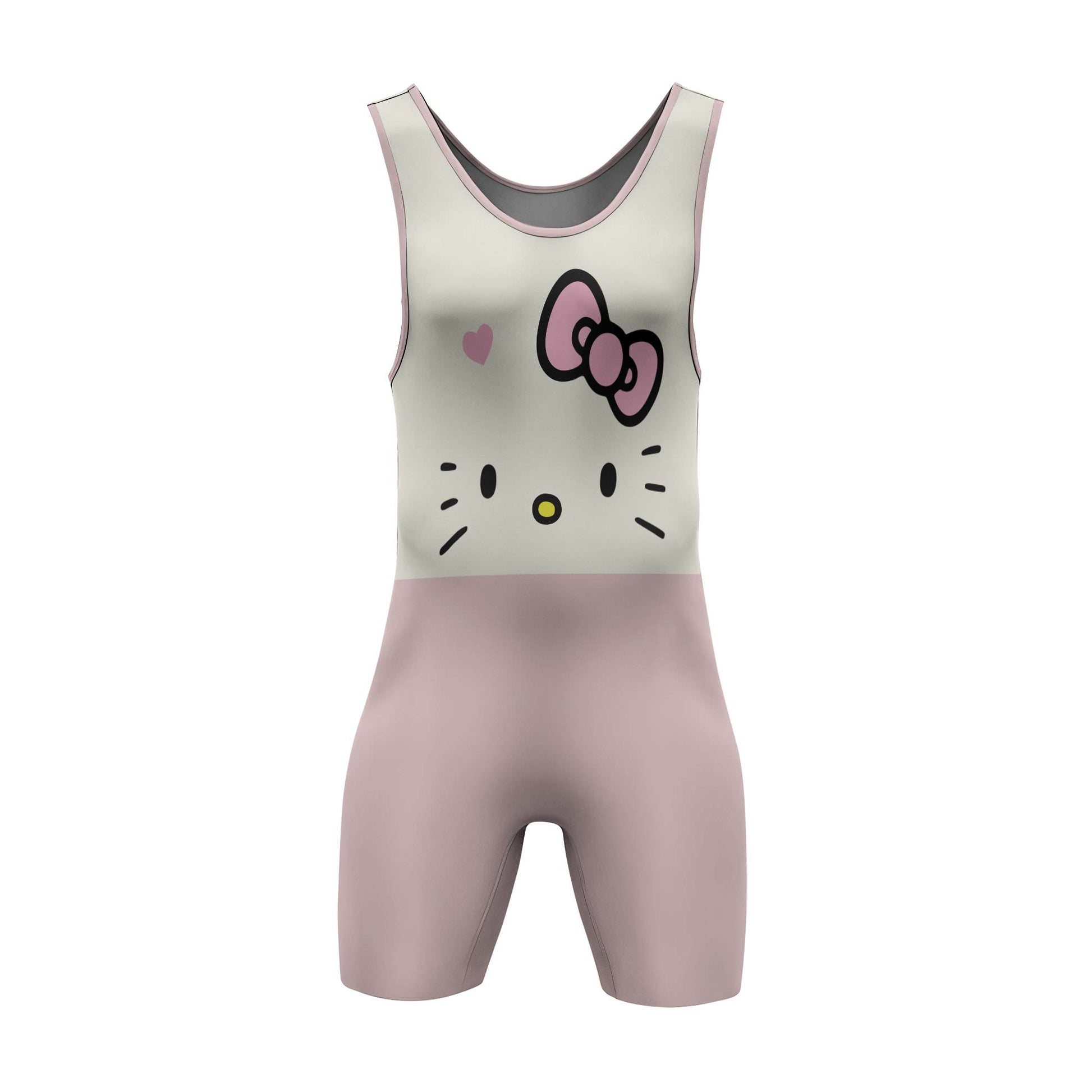 Hello Kitty Face Wrestling Singlet