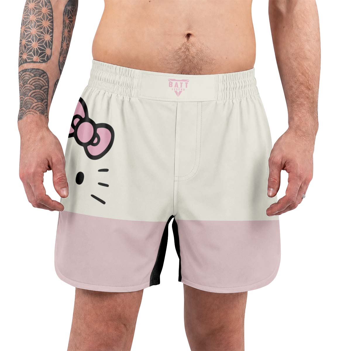 Hello Kitty Face Grappling Shorts