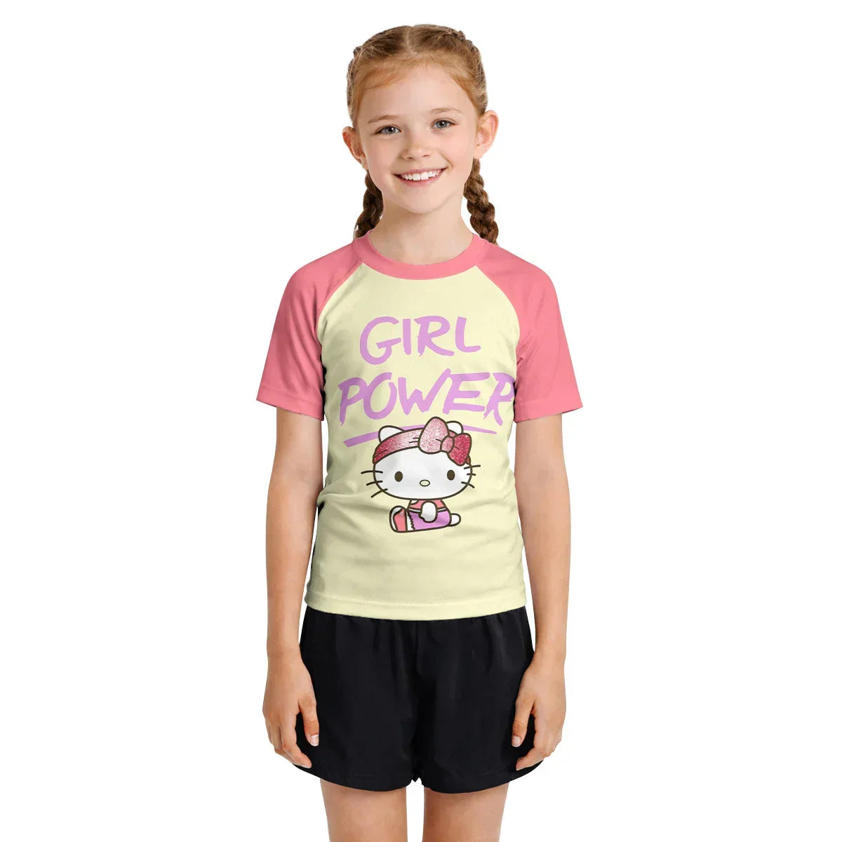 Hello Kitty Girl Power Kids Rash Guard