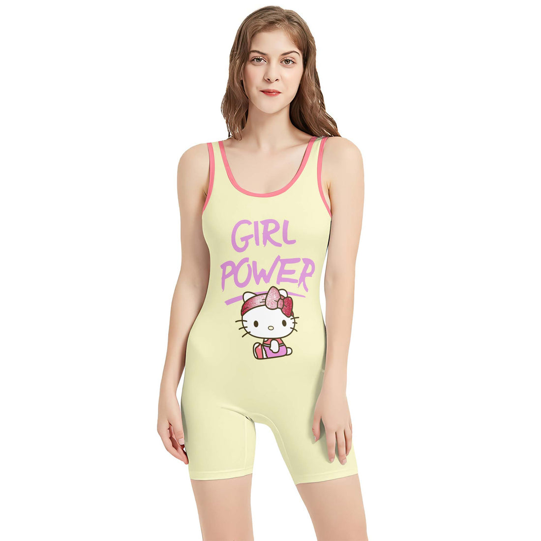 Hello Kitty Girl Power Wrestling Singlet