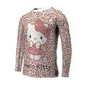 Hello Kitty Heart Snow Kids Rash Guard