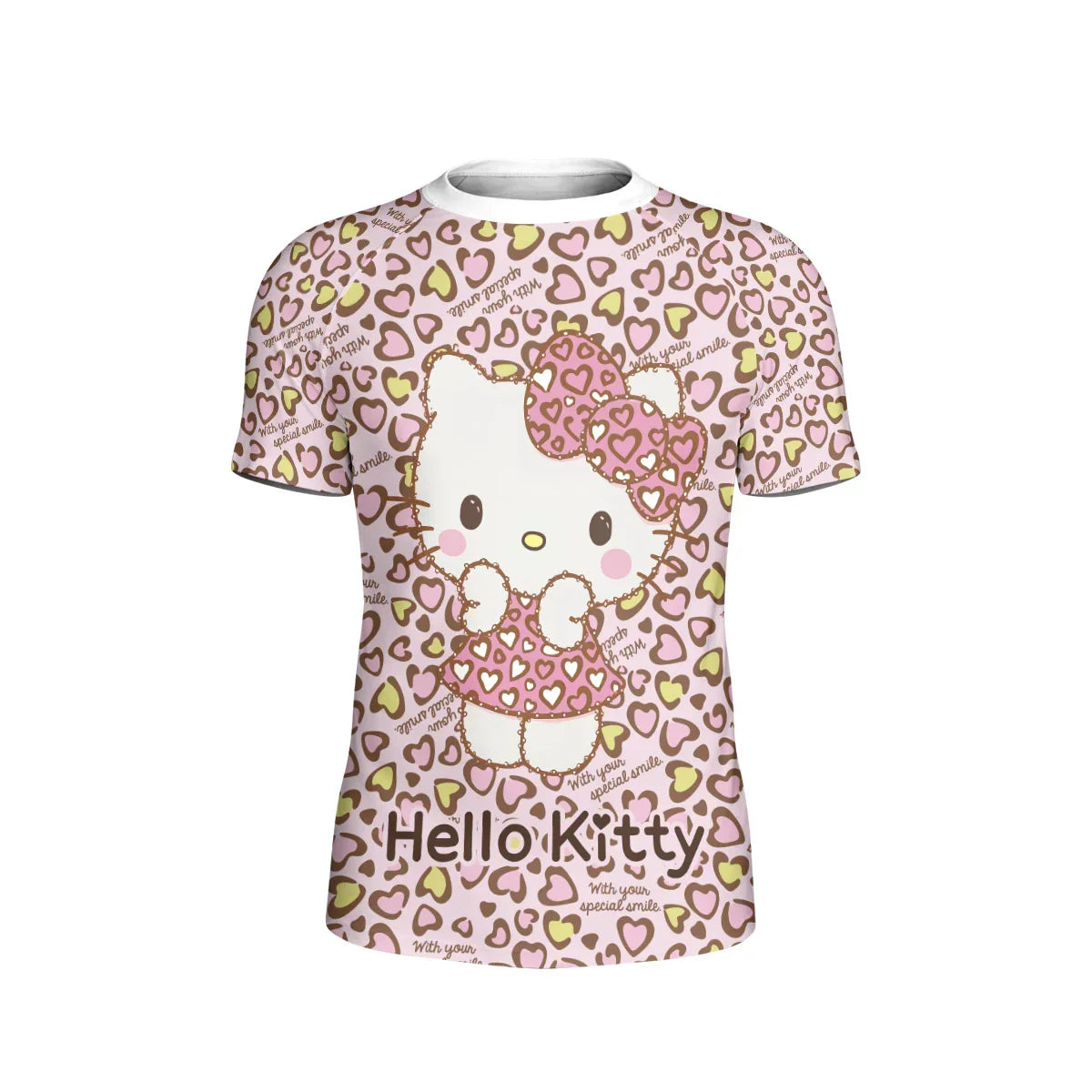 Hello Kitty Heart Snow Kids Rash Guard