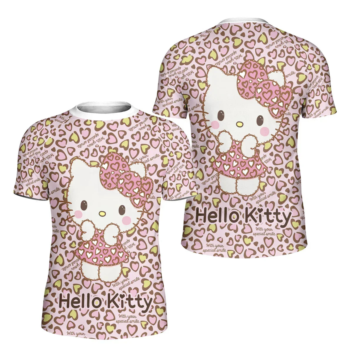 Hello Kitty Heart Snow Kids Rash Guard