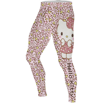 Hello Kitty Heart Snow Men's Compression Leggings