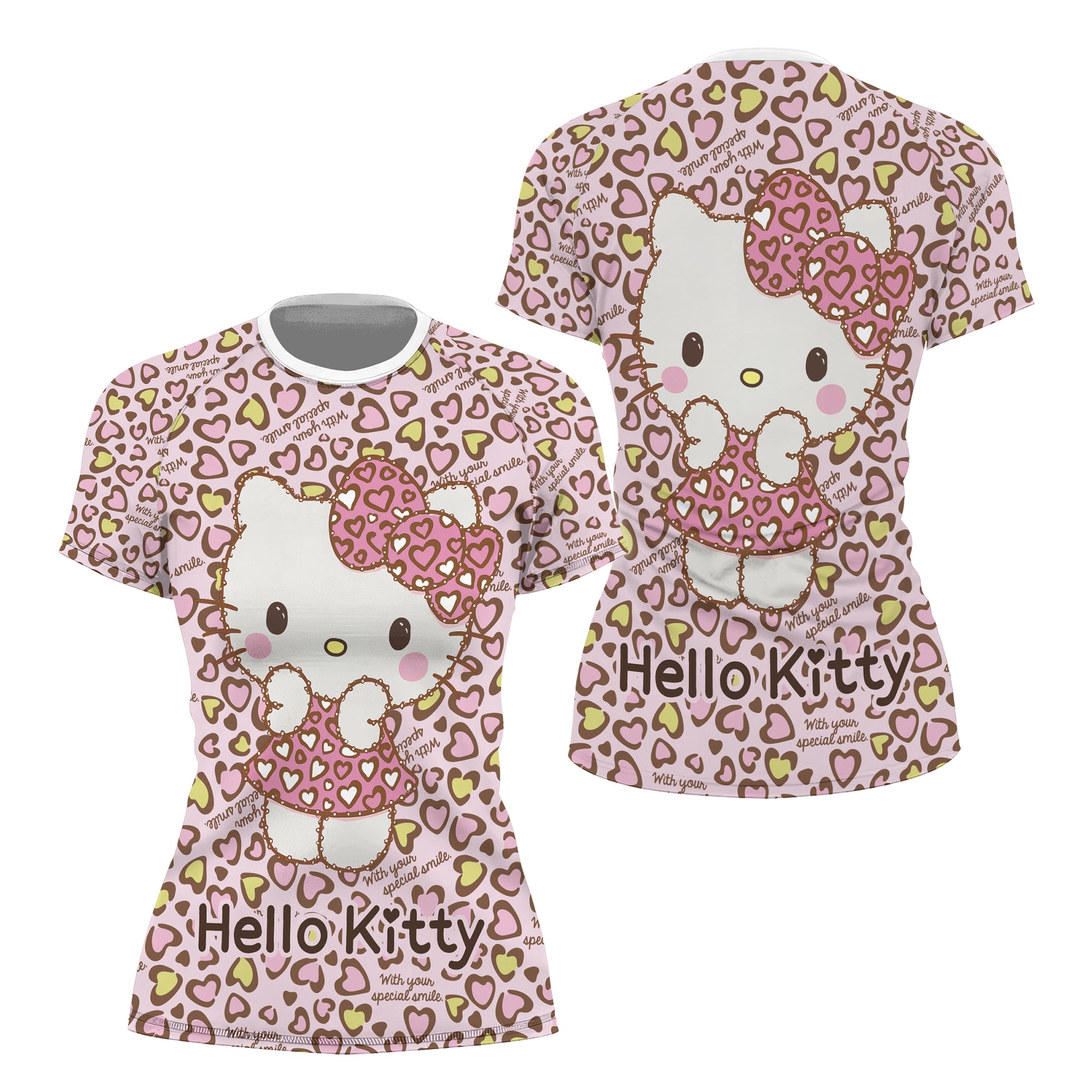 Hello Kitty Heart Snow Rash Guard
