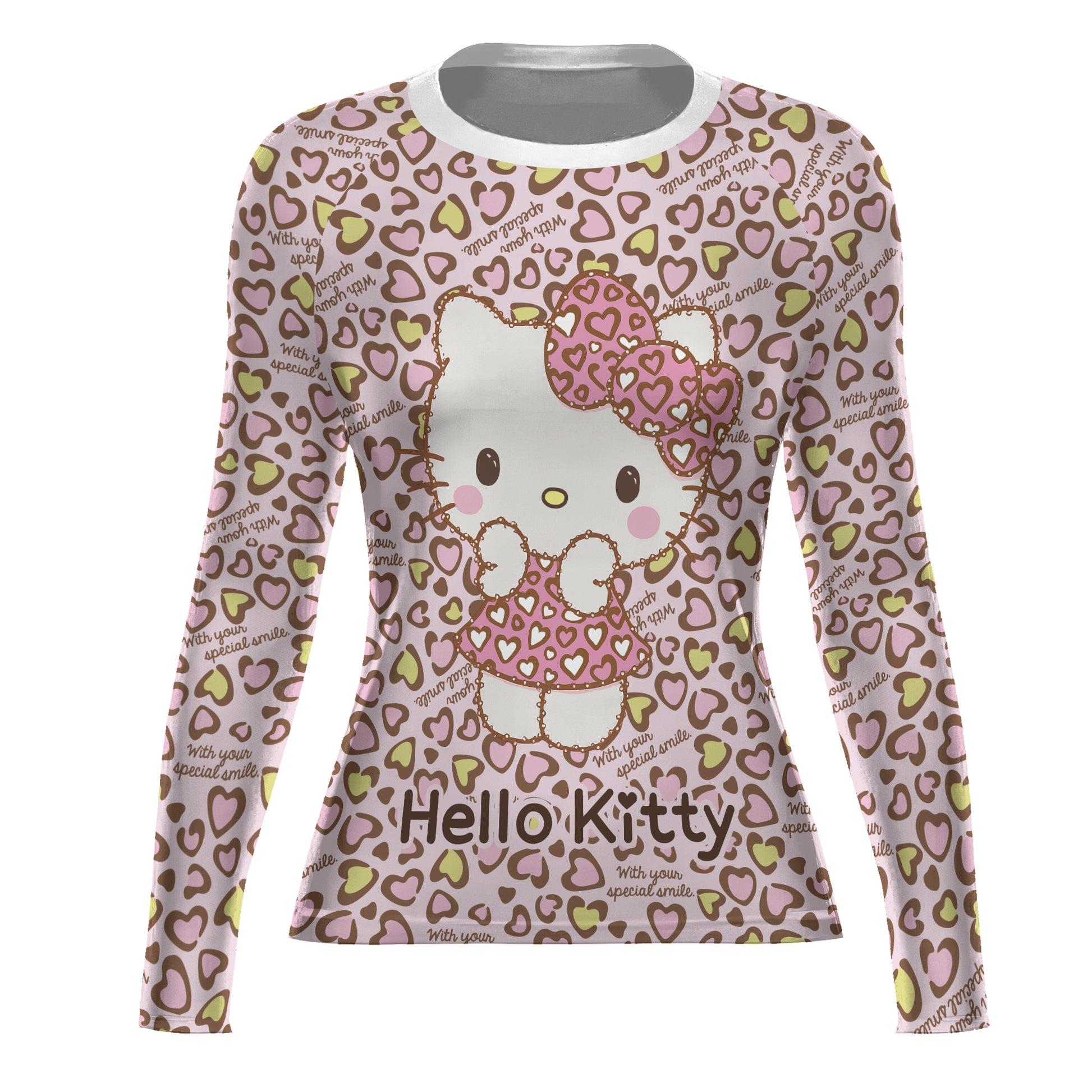 Hello Kitty Heart Snow Rash Guard