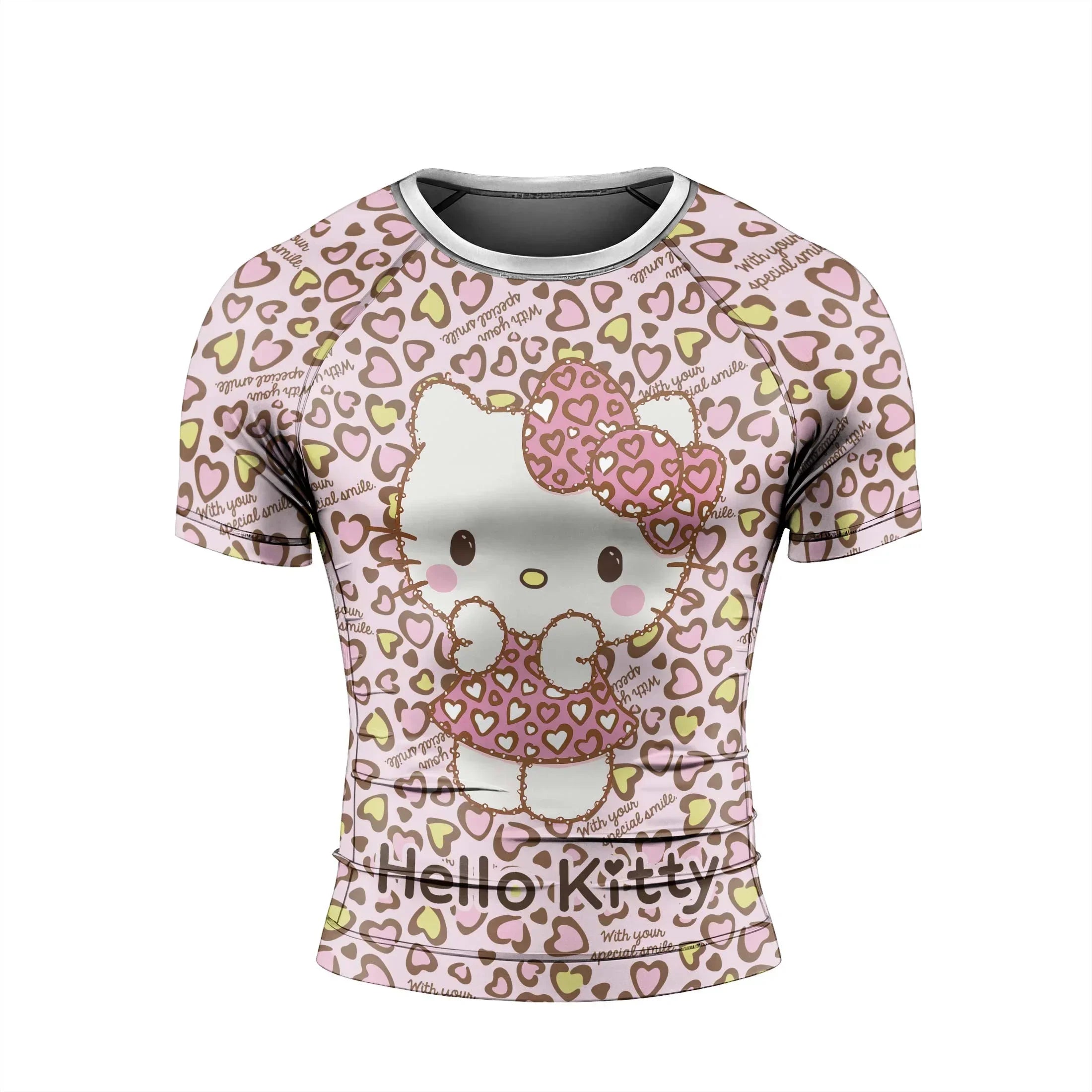Hello Kitty Heart Snow Rash Guard | Athletic Rash Guard