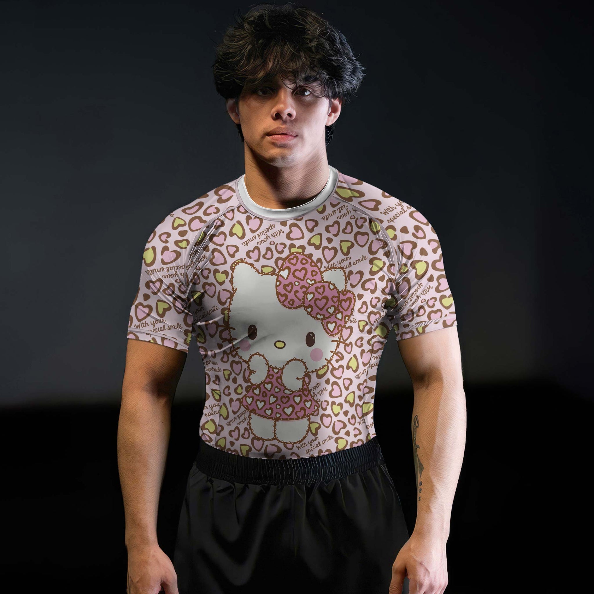 Hello Kitty Heart Snow Rash Guard