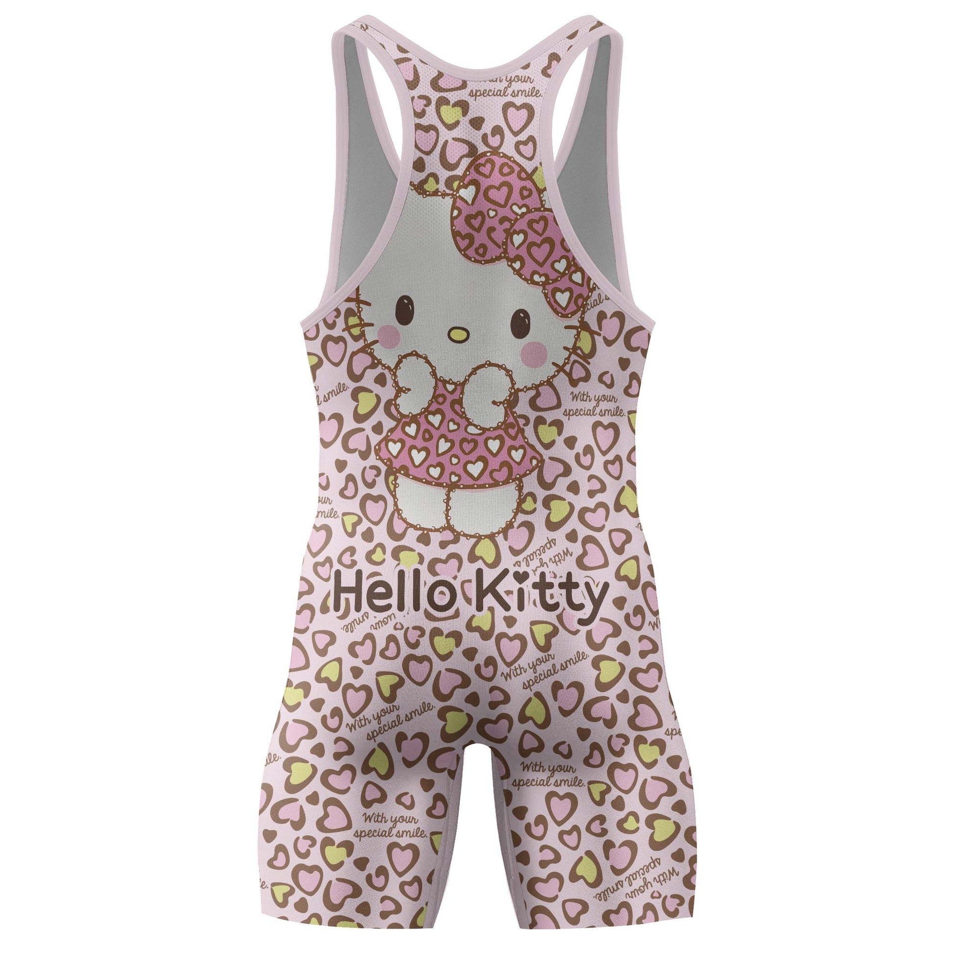 Hello Kitty Heart Snow Wrestling Singlet