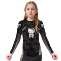 Hello Kitty Jiu Jitsu Black Kids Rash Guard