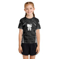 Hello Kitty Jiu Jitsu Black Kids Rash Guard