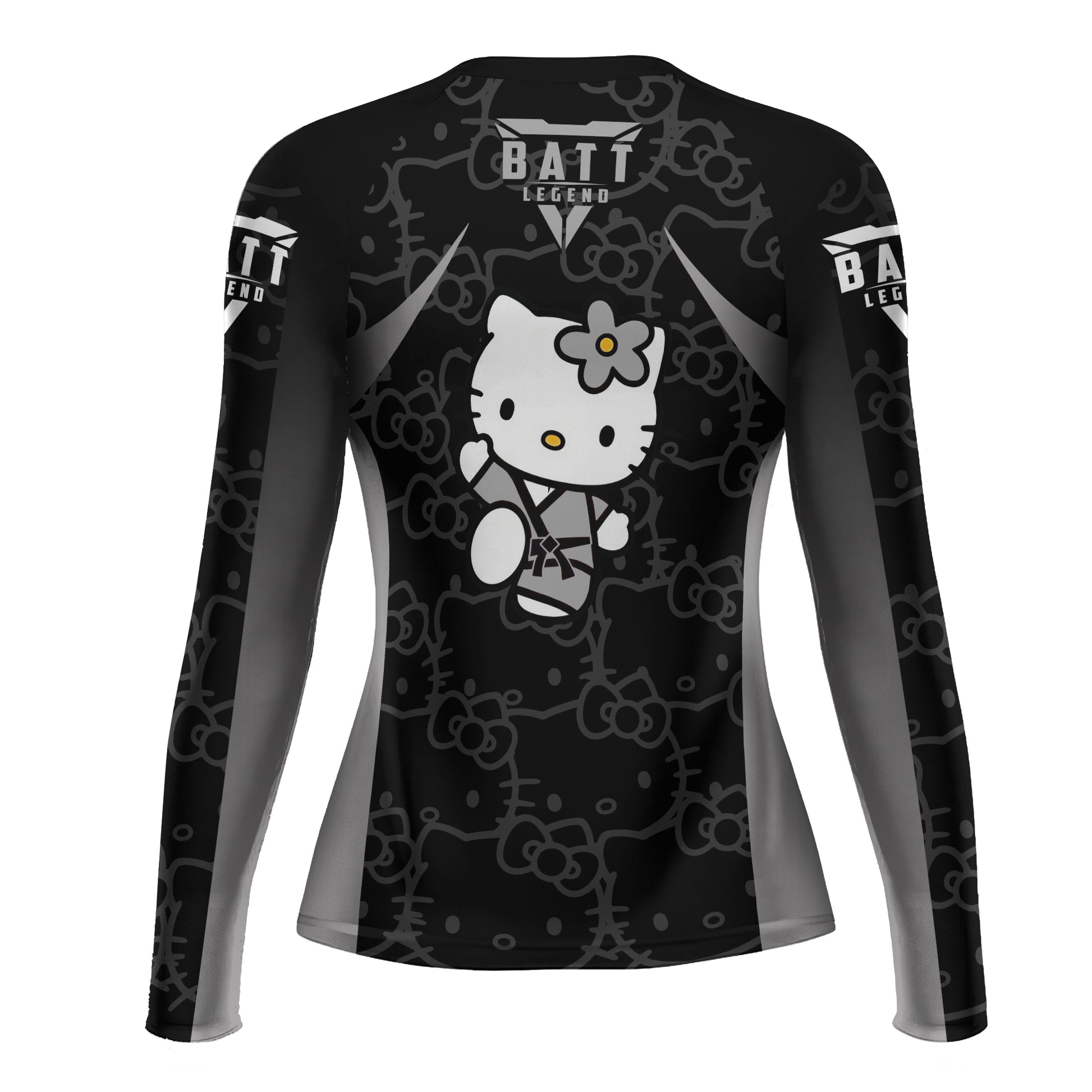 Hello Kitty Jiu Jitsu Black Rash Guard