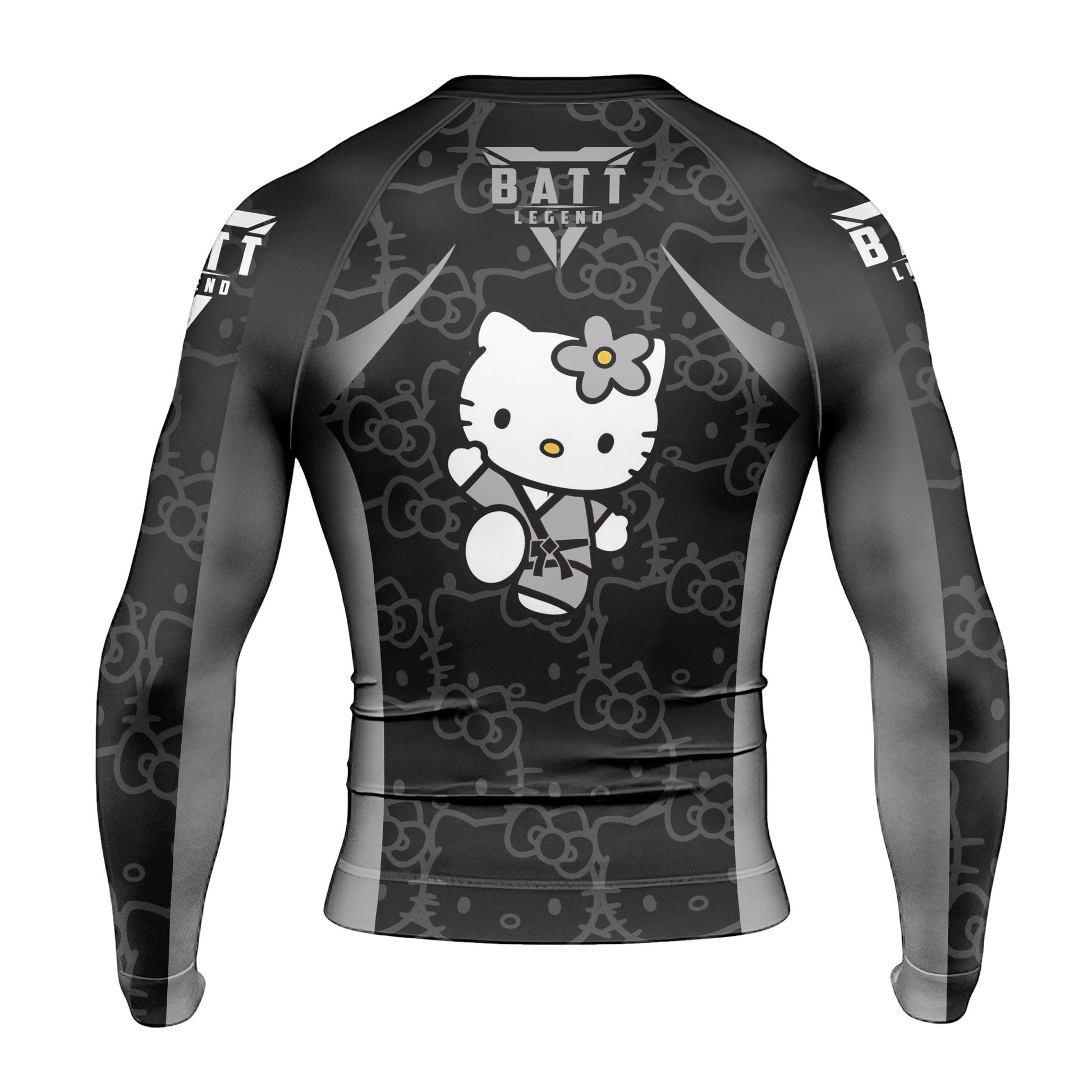 Hello Kitty Jiu Jitsu Black Rash Guard