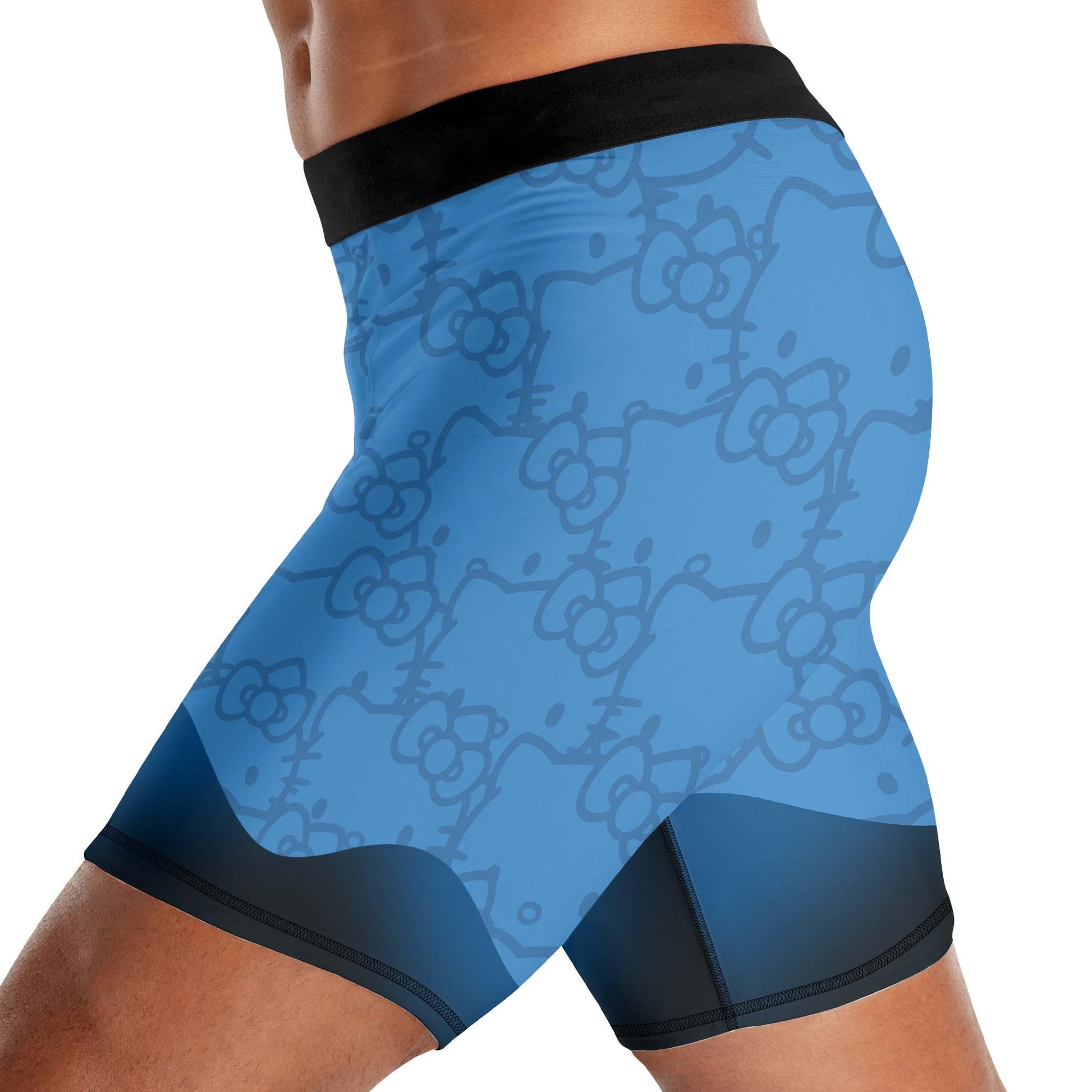 Hello Kitty Jiu Jitsu Blue Compression Shorts