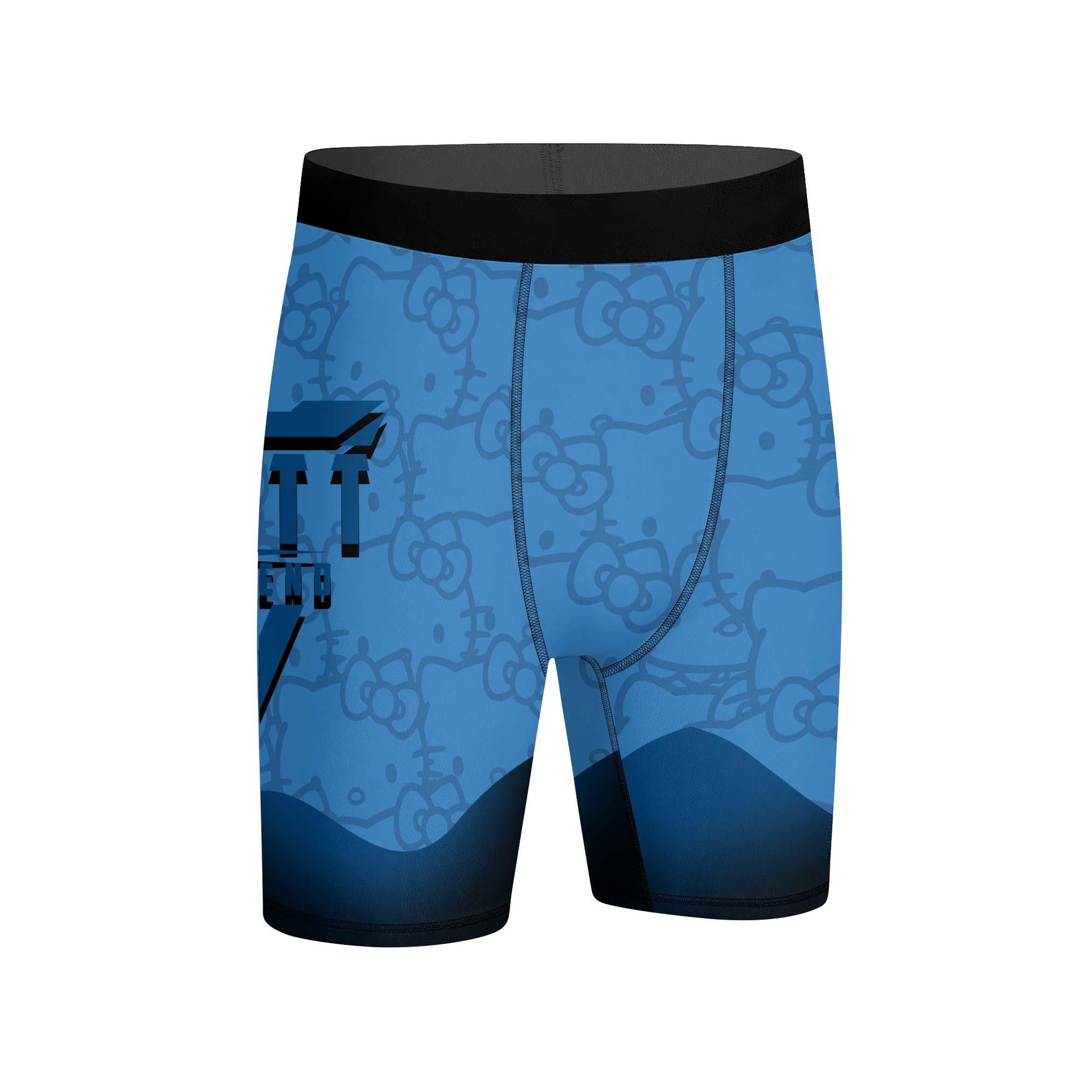 Hello Kitty Jiu Jitsu Blue Compression Shorts