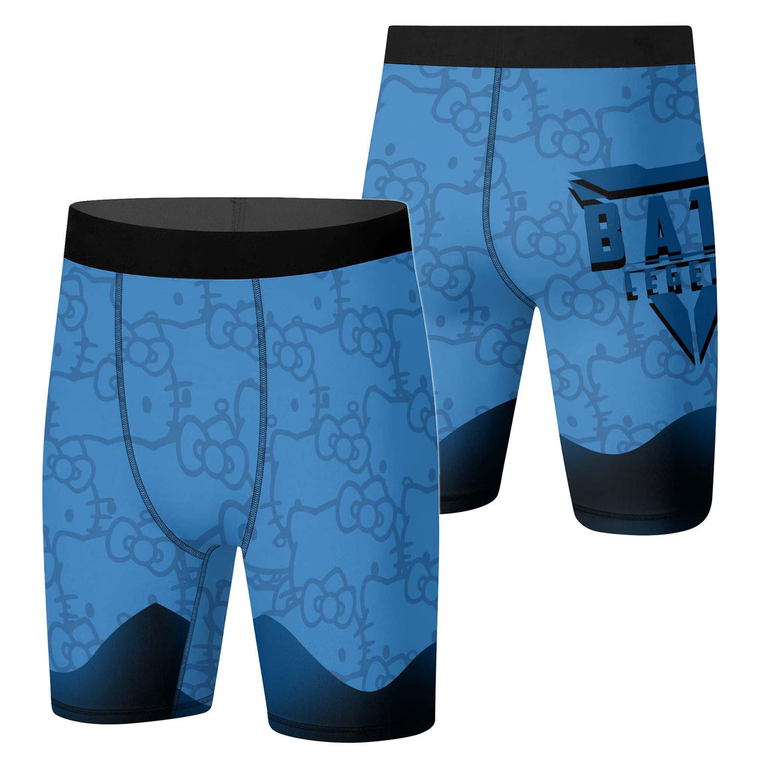 Hello Kitty Jiu Jitsu Blue Compression Shorts