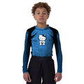 Hello Kitty Jiu Jitsu Blue Kids Rash Guard