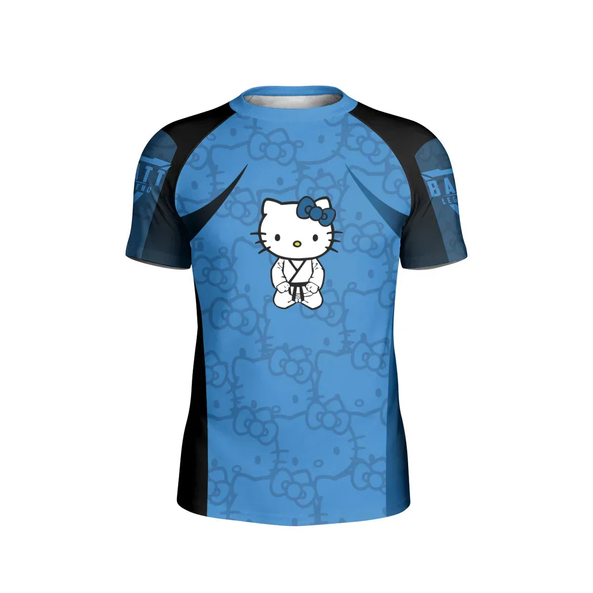 Hello Kitty Jiu Jitsu Blue Kids Rash Guard