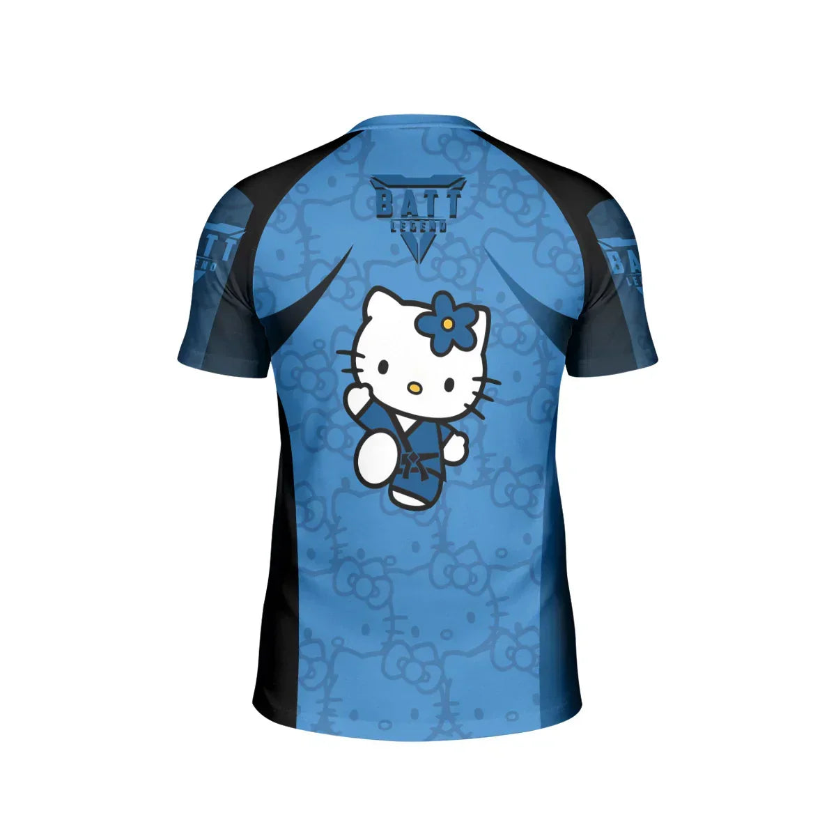 Hello Kitty Jiu Jitsu Blue Kids Rash Guard