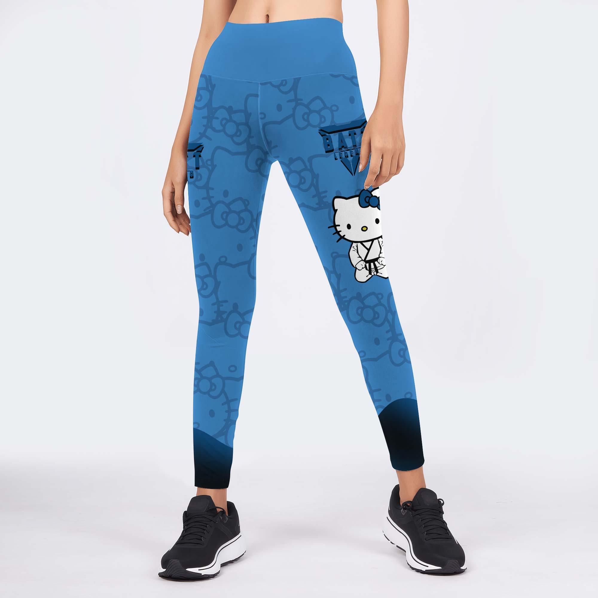 Hello Kitty Jiu Jitsu Blue Leggings