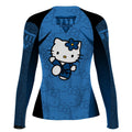 Hello Kitty Jiu Jitsu Blue Rash Guard