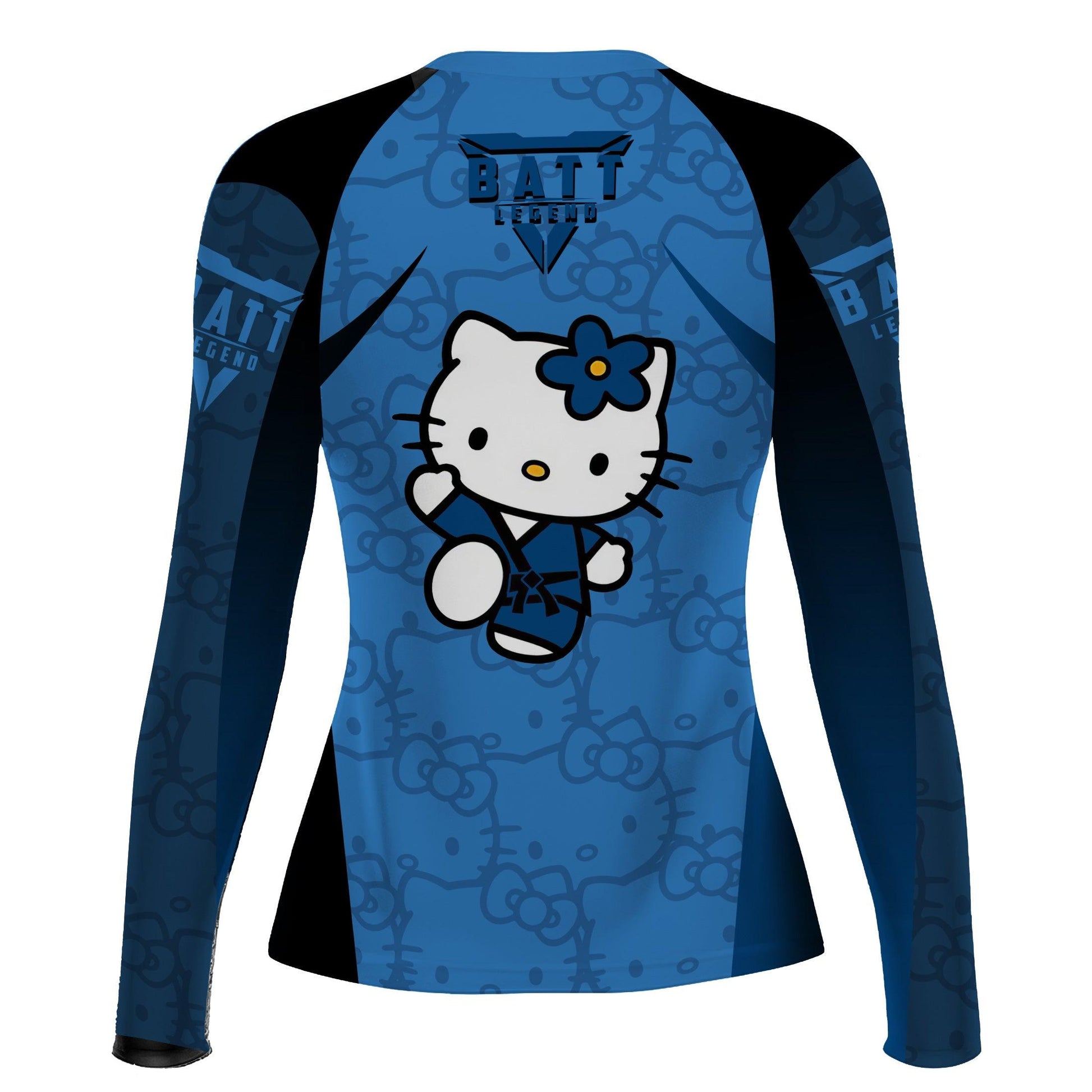 Hello Kitty Jiu Jitsu Blue Rash Guard