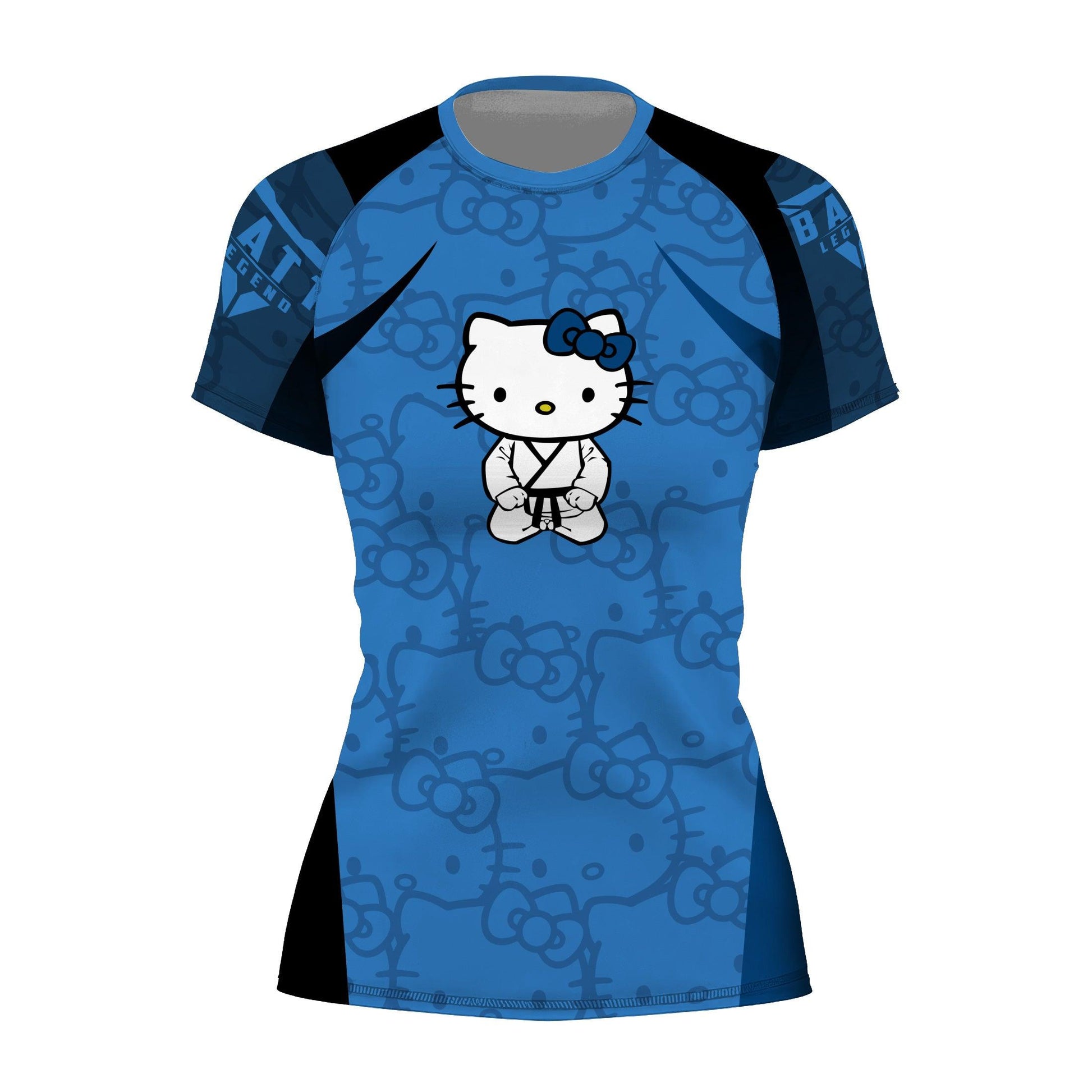 Hello Kitty Jiu Jitsu Blue Rash Guard