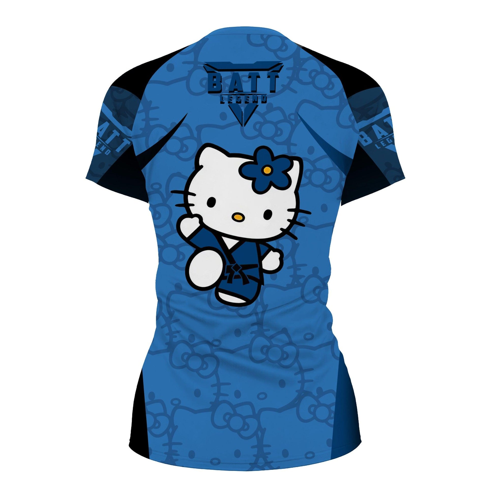 Hello Kitty Jiu Jitsu Blue Rash Guard