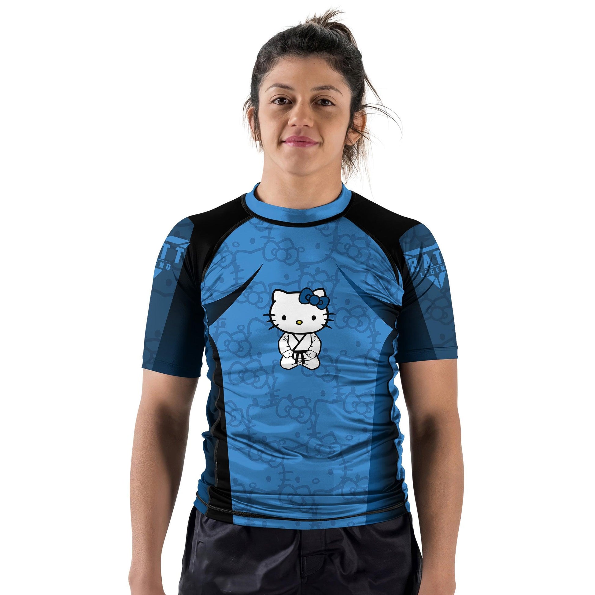 Hello Kitty Jiu Jitsu Blue Rash Guard