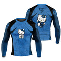 Hello Kitty Jiu Jitsu Blue Rash Guard