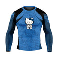 Hello Kitty Jiu Jitsu Blue Rash Guard