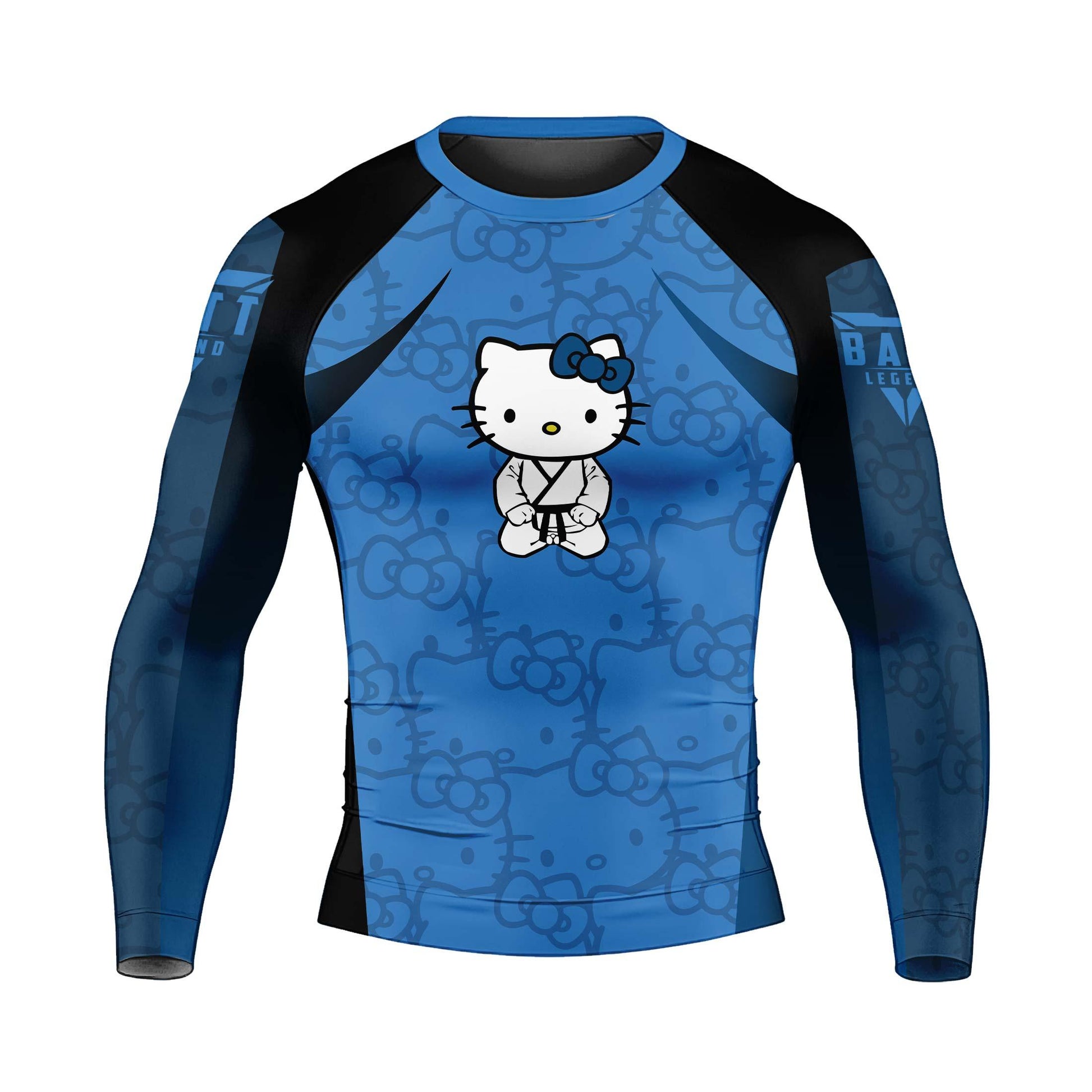Hello Kitty Jiu Jitsu Blue Rash Guard