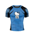 Hello Kitty Jiu Jitsu Blue Rash Guard