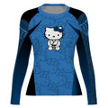 Hello Kitty Jiu Jitsu Blue Rash Guard
