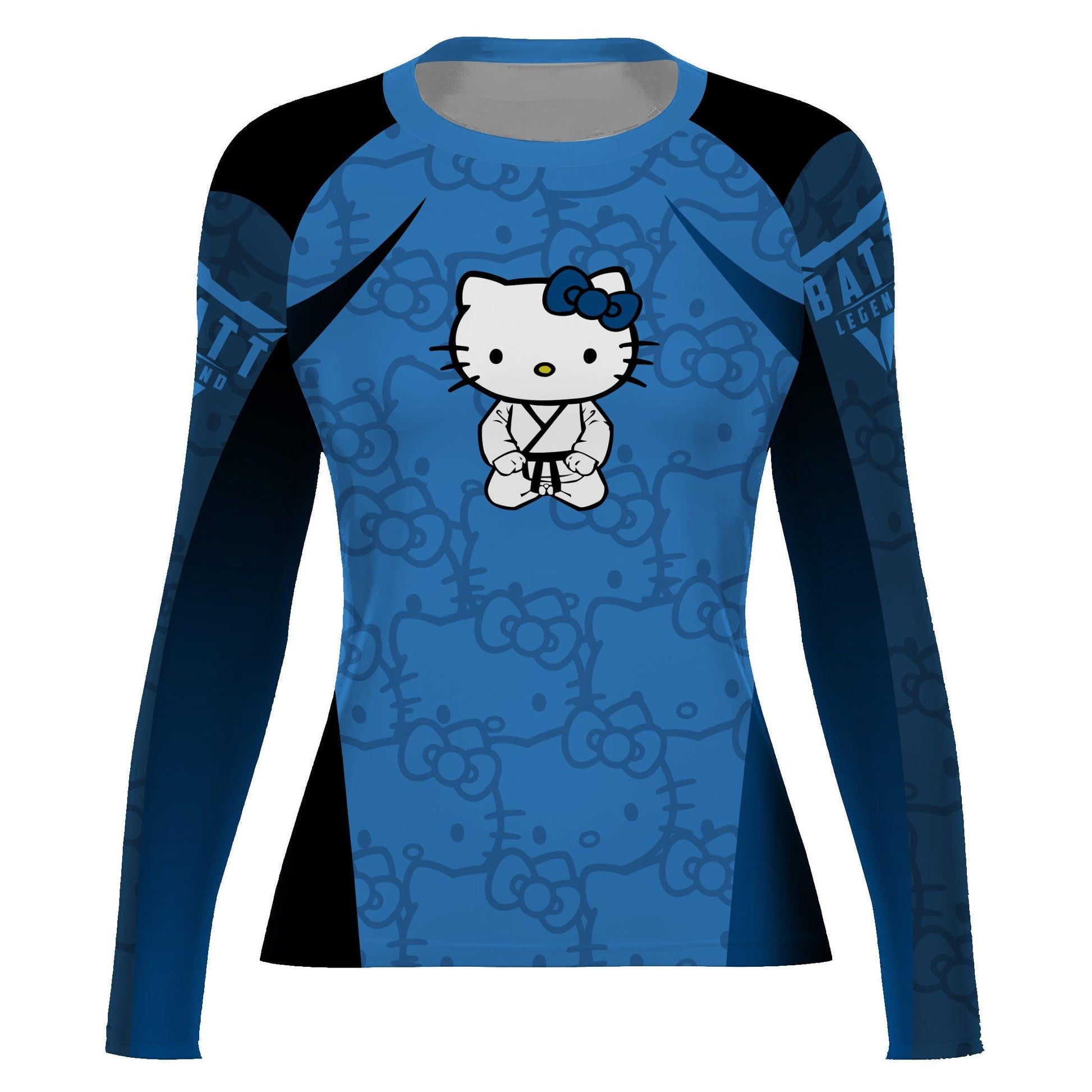 Hello Kitty Jiu Jitsu Blue Rash Guard