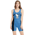 Hello Kitty Jiu Jitsu Blue Wrestling Singlet